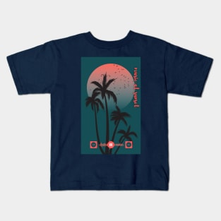 Music at sunset Kids T-Shirt